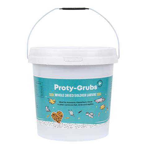 Buy PROTYGRUBS Soldier Fly Larvae - 100% Natural, High Protein Fish ...
