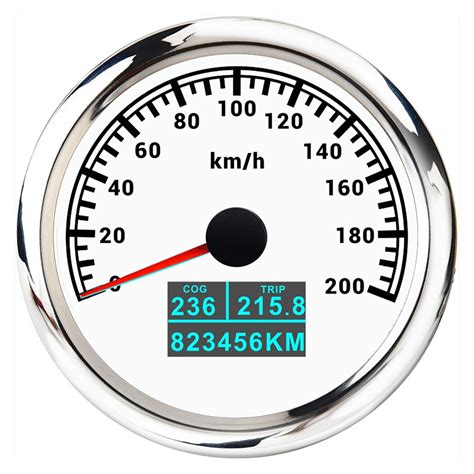3 In 1 GPS Speedometer LCD Display Meter Speed Odometer COG Trip Total ...