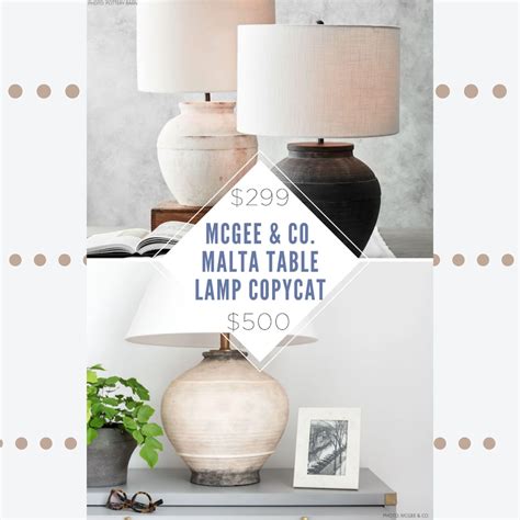 Mcgee co studio mcgee malta table lamp copycat – Artofit