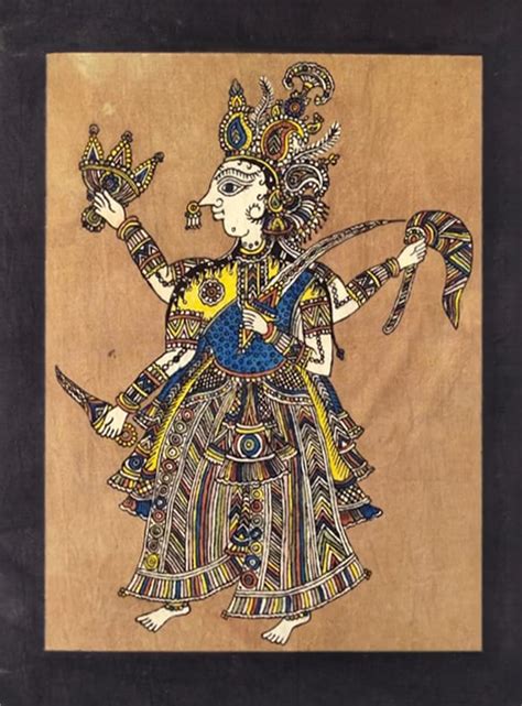 Randal Mata in Mata Ni Pachedi | Indian Art Paintings