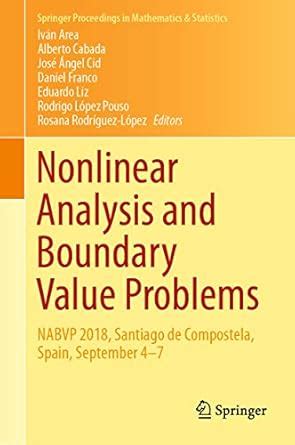 Nonlinear Analysis and Boundary Value Problems: NABVP 2018, Santiago de ...