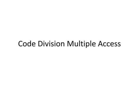 Image result for Code Division Multiplexing