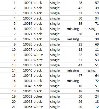 How to Import Data From a CSV File Using R Cmdr 的图像结果