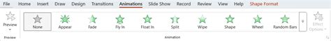 Image result for PowerPoint Animation Tab