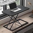 TARKAN Wood Standing Desk Riser, Height Adjustable Sit to Stand Desktop ...