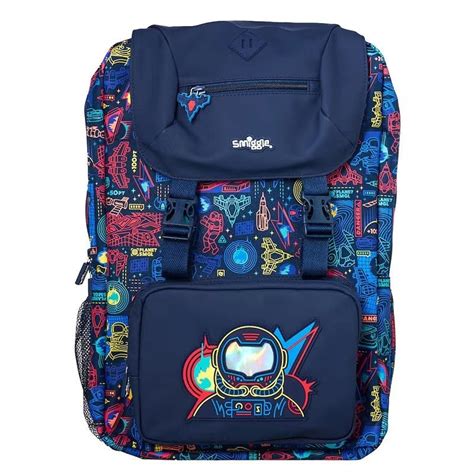 Big 18’’ Smiggle Space Scribble Backpack - Luxury Quality – Kidspark