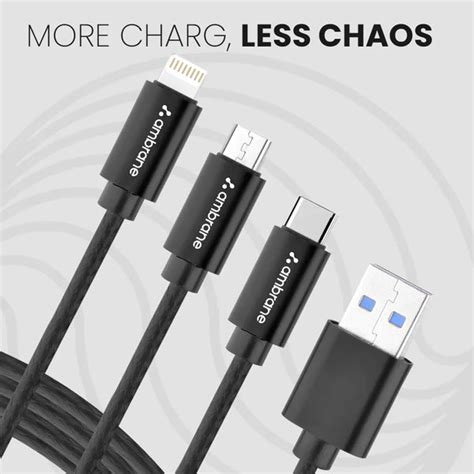 Ambrane 3 in 1 Charging Cable Onlien at Best Price