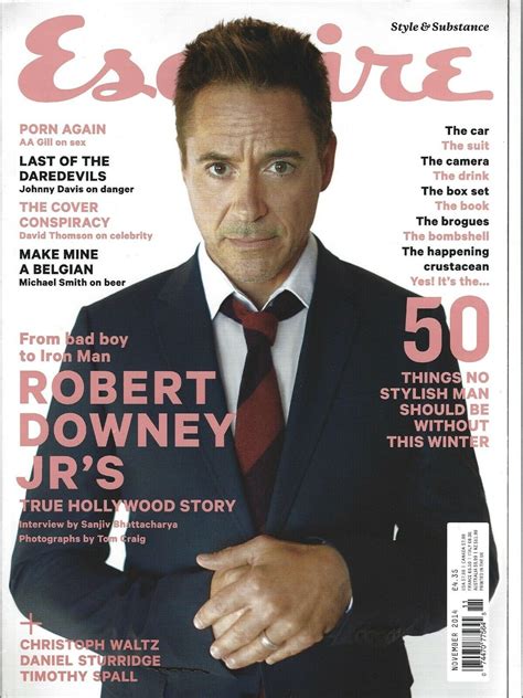Esquire Magazine November 2014 Robert Downey Jr Limited Edition Cover ...