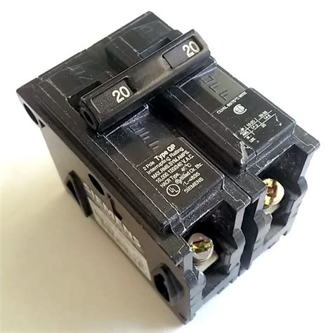 Siemens 2 Pole 20 Amp 120/240 VAC HACR Type QP Common Trip Q220 Circuit ...