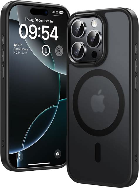 TAURI for iPhone 16 Pro Case 6.3" with Translucent Matte Back ...