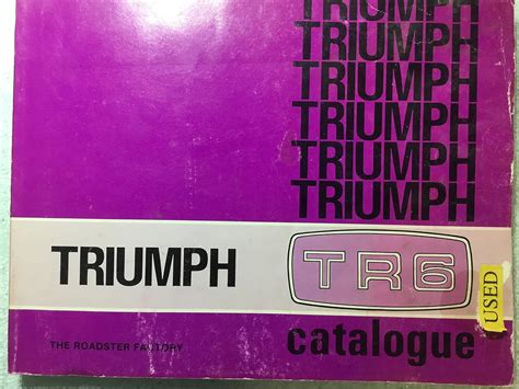 The Roadster Factory: Restoration Checklist Quick Reference Catalogue (Triumph: Charles A ...