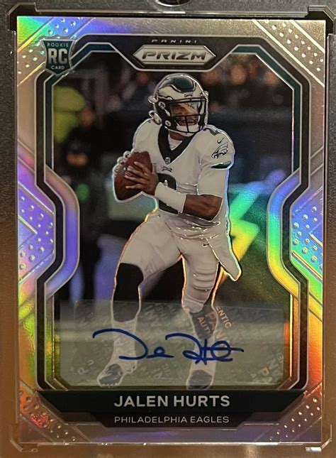 Jalen Hurts 2020 Prizm #343 Rookie Autographs Price Guide - Sports Card ...