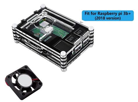 Quad Store 3-In-1 Case with Heatsinks and Cooling Fan compatible with ...