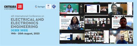 4th ICEEE 2023 Concludes Successfully at Chitkara University, Himachal ...