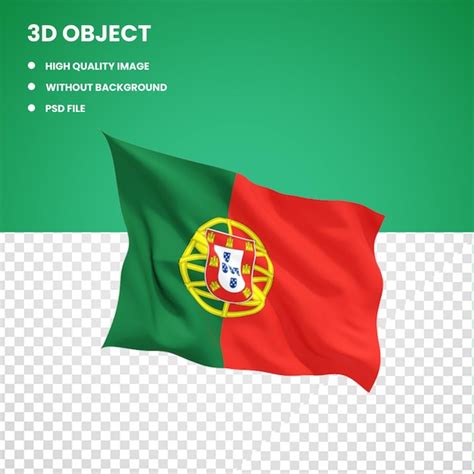 Flag of portugal | Premium PSD
