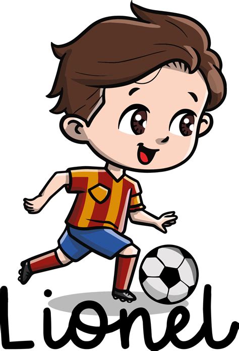 Kid football player Kids t-shirt - TenStickers