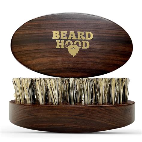 Beardhood Beard Brush 100% Boar Bristles Handmade Military Grade ...