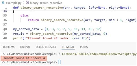Image result for Binary Search Algorithm Python Code