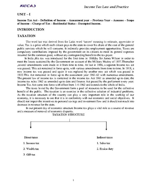 1542713101 290 - visual basic - UNIT – I Income Tax Act – Definition of ...