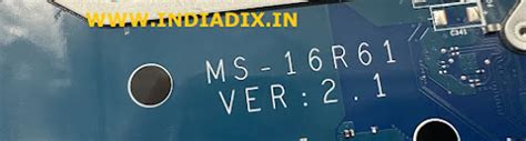 MSI MS-16R61 REV 2.1 BIOS DUMP | MSI GF63 Thin 11UC - Indiafix