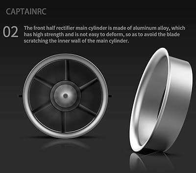 FLYCOLOR CAPTAINRC 90mm EDF Semimetallic Electric Ducted Fan India | Ubuy