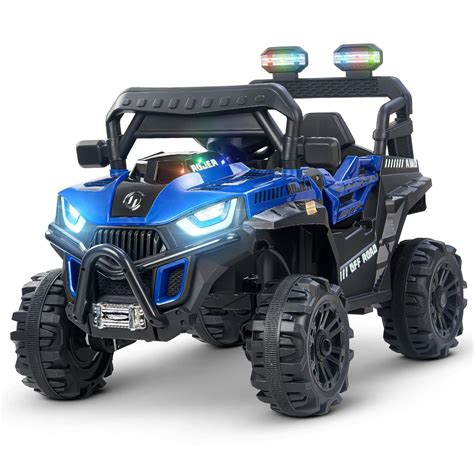 Baybee Roger Rechargeable Battery Operated Jeep for Kids with Light ...