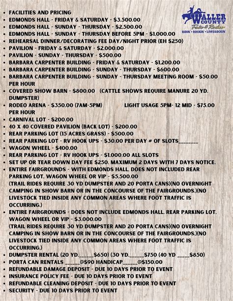 Book a Reservation - Waller County Fairgrounds