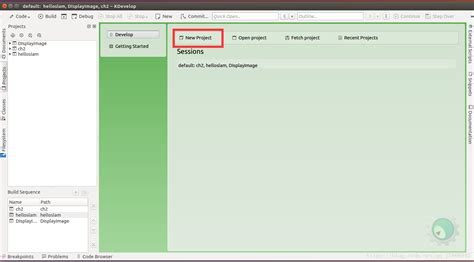 KDevelop Debugging 的图像结果