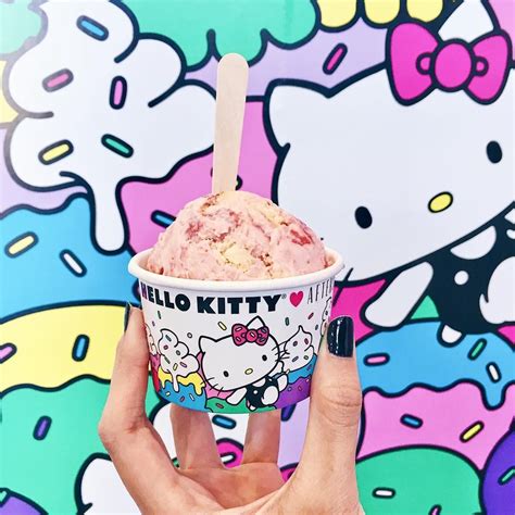 Hello Kitty Ice Cream Shop Opens With Afters Ice Cream in California ...