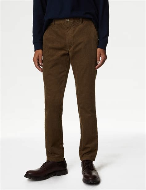 Men's Cord Trousers | M&S