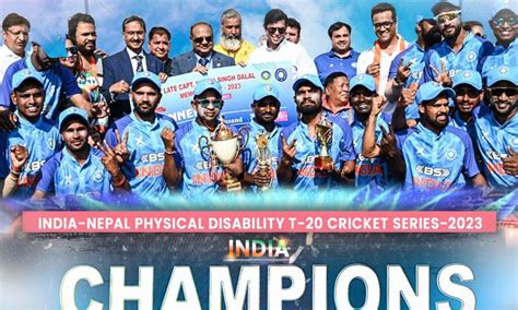 India's differently-abled cricket team seals 3-0 win over Nepal in T20 ...