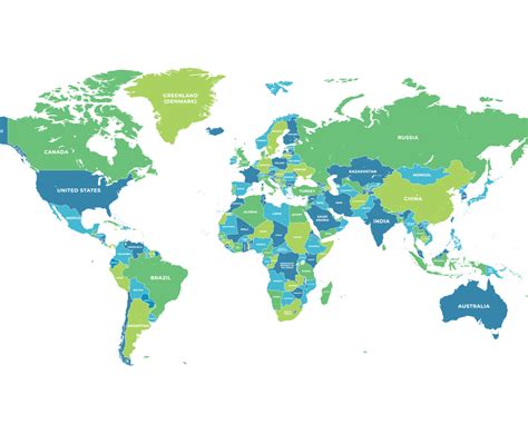 World Country Map 的图像结果