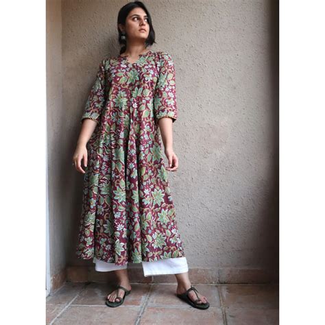 Jisha Handblock Kurta – Kameez.co