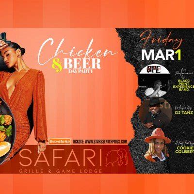 TOURNAMENT WEEKEND CHICKEN & BEER DAY PARTY Tickets, Safari Club Lounge ...