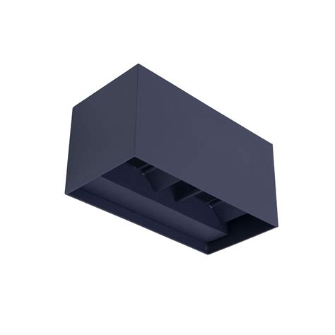 Cube Outdoor LED Wall Light IP54 4x5W 4000K Anthracite - CristalRecord ...