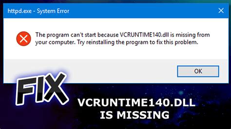 Image result for The Code Execution Cannot Proceed Because Vcruntime140 1.Dll