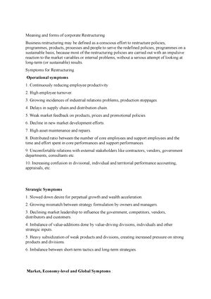 Unit 2 - Lecture notes 2 - strategic financial management - PESU - Studocu