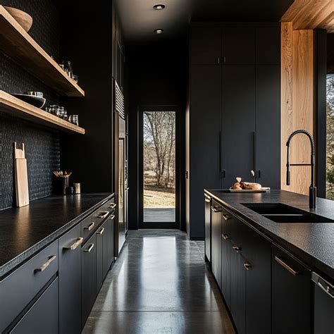 Black on Black Kitchen Ideas for a Bold, Modern Look | HH