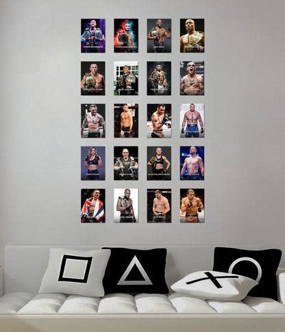 UFC Fighters Poster Set | UFC Wall Posters | Buy On Everanta