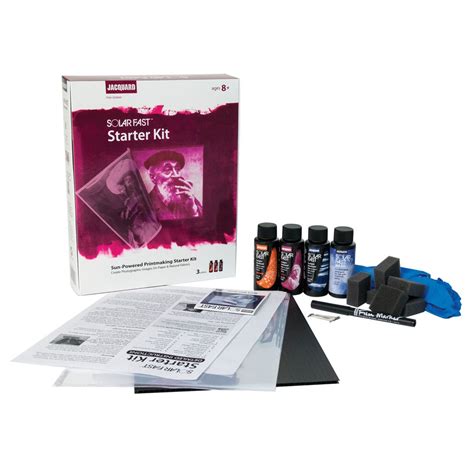 Jacquard SolarFast Starter Kit- Sun-Powered Printmaking Starter Kit ...