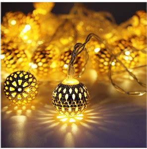 VibeX 11 LEDs 78.74 m Yellow Steady String Rice Lights Price in India ...