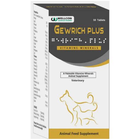 Wellcon Gewrich Plus Tablet for Dogs and Cats | Supertails