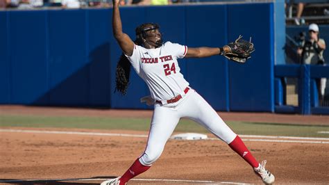 NiJaree Canady ices Oklahoma in Texas Tech softball's WCWS win: Here ...
