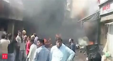 5 dead after explosion rips fire cracker factory in Indore - The ...
