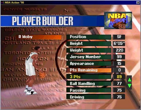 NBA Action 98 Screenshots for Windows - MobyGames