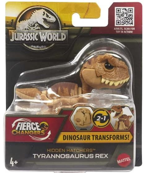 Jurassic World Fierce Changers Hidden Hatchers Dinosaur Transforms 2 In ...