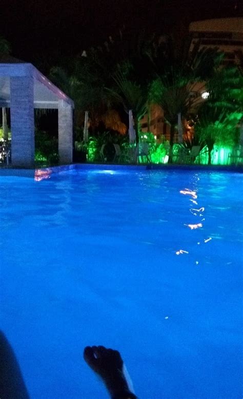 Swimming Pools At Night