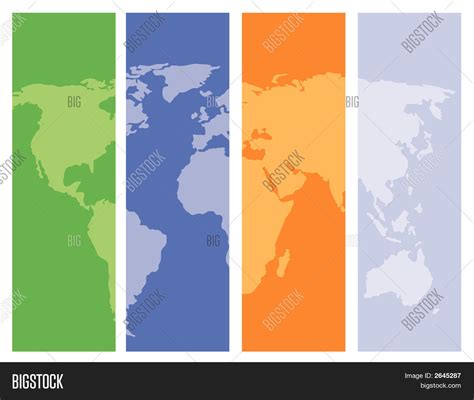 Colorful World Map Vector 的图像结果