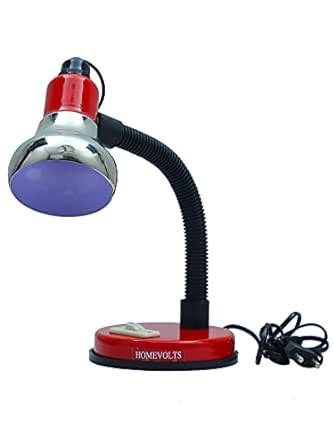 Buy HOMEVOLTS Reading and Studying Desk Table Lamp (Red) Online at Low ...