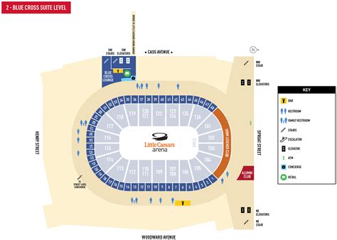 Little Caesar Arena Venue & Parking Maps | 313 Presents